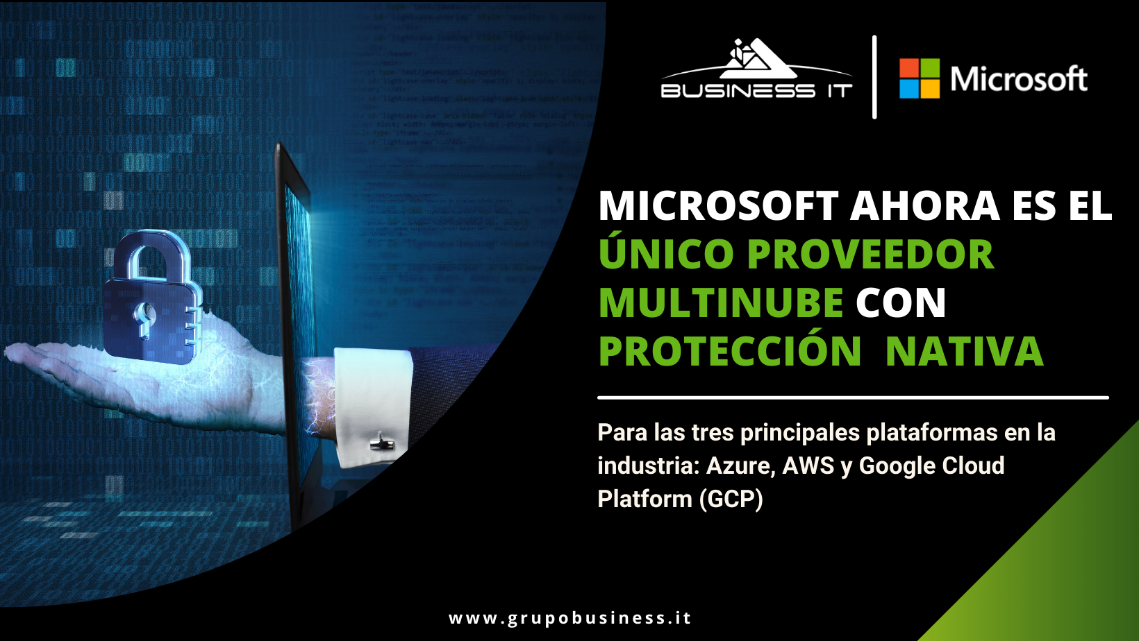 Microsoft es el único proveedor multinube con protección nativa